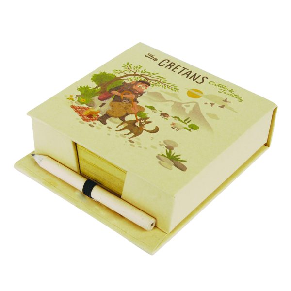 NOTEBOOK WITH PENCIL MYKONOS