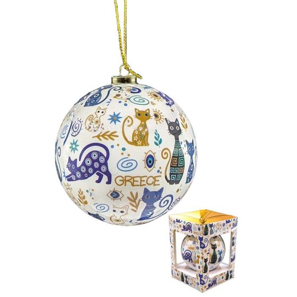 BALL WITH CATS /7,5CM