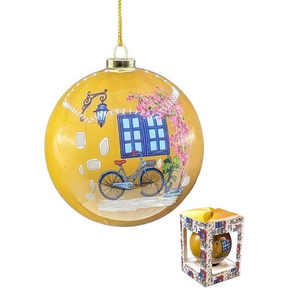 BALL WITH BICYCLE GREECE /7,5CM