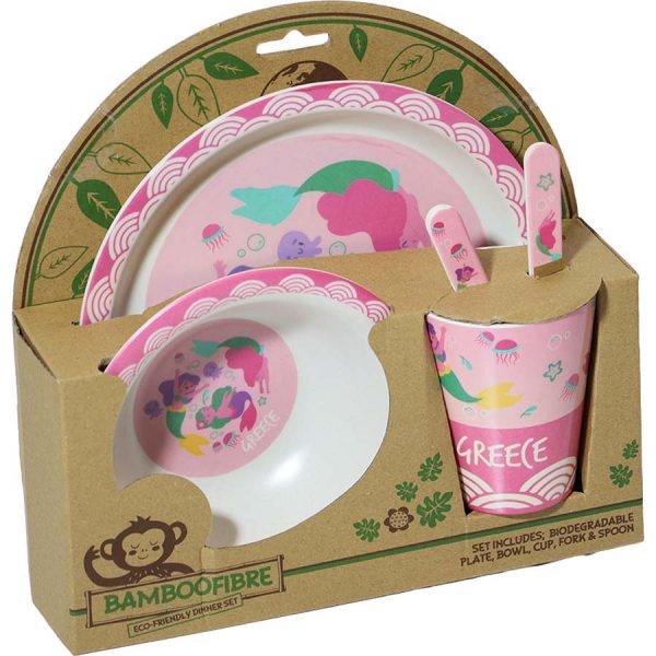 ΣΕΤ ΦΑΓΗΤΟΥ ΠΑΙΔΙΚΟ ΜΕ ΓΟΡΓΟΝΕΣ GREECE ΡΟΖ