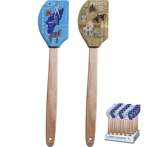 SPATULA SILICONE RHODES /31X6,5CM