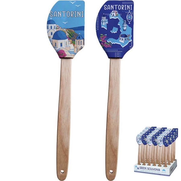SPATULA SILICONE SANTORINI /31X6,5CM