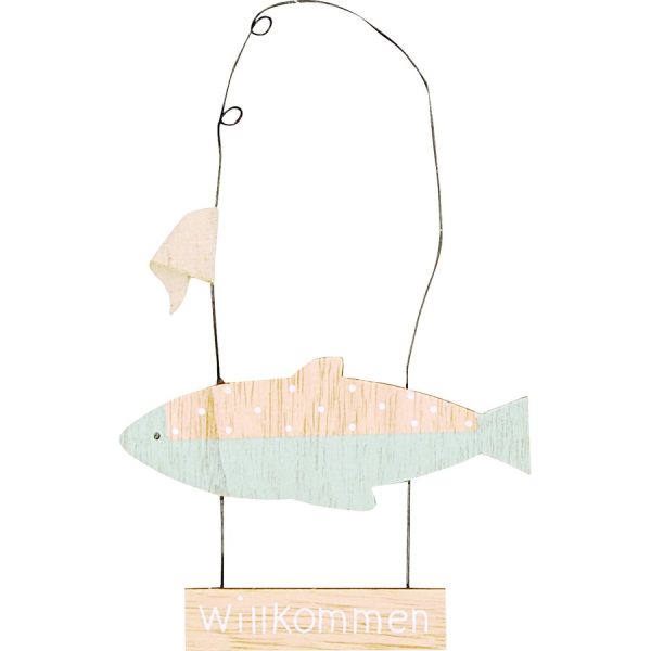 ΨΑΡΑΚΙ ΞΥΛ ΚΡΕΜΑΣΤΟ "WILLKOMMEN"/12Χ5Χ16ΕΚ