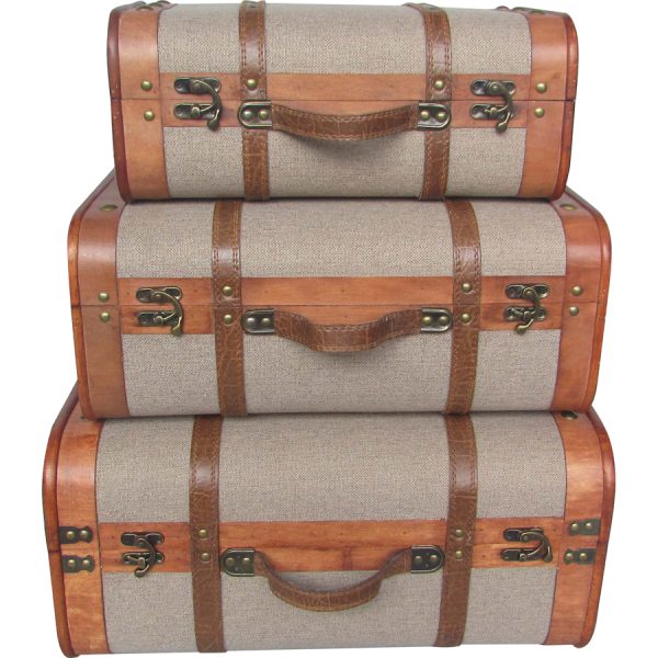 ΜΠΑΟΥΛΟ ΞΥΛ. ΜΕ ΥΦΑΣΜΑ ΜΠΕΖ /50Χ38Χ24-45Χ31Χ19-38Χ23Χ19ΕΚ /ΣΕΤ3