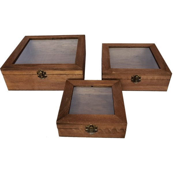 ΚΟΥΤΙ ΞΥΛ. ΤΕΤΡ. ΣΚ.ΚΑΦΕ /23Χ23Χ8-19Χ19Χ6,5-15Χ15Χ5ΕΚ /ΣΕΤ3