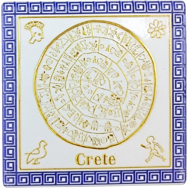 MAGNET DISC OF FAISTOS CRETE /7,5Χ7,5CM