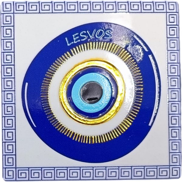 MAGNET EYE LESVOS /7,5Χ7,5CM