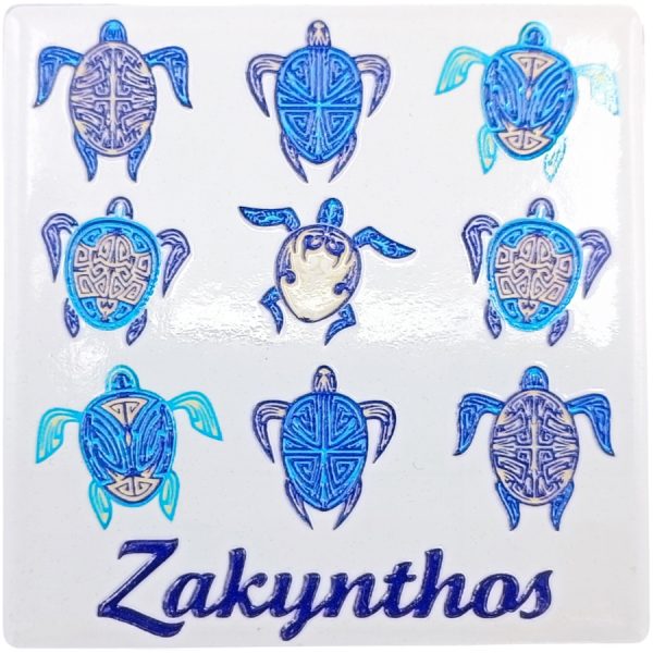 MAGNET TURTLE ZAKYNTHOS /7,5Χ7,5CM
