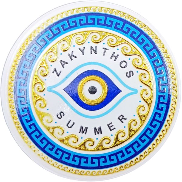 MAGNET EYE SUMMER ZAKYNTHOS /7,5Χ7,5CM