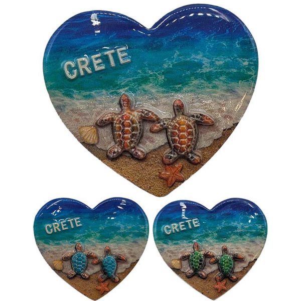 MAGNET HEART CRETE  7,5Χ6,5CM