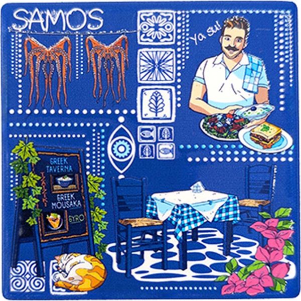 ΜΑΓΝΗΤΑΚΙ ΤΕΤΡΑΓ. ΤΑΒΕΡΝΑ ΣΑΜΟΣ /7,5Χ7,5ΕΚ /ΣΥΣΚ10