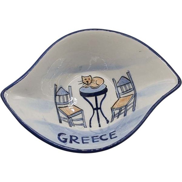 DOLOMITE LEAF SMALL PLATE