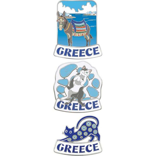 PINS WITH ANIMALS GREECE