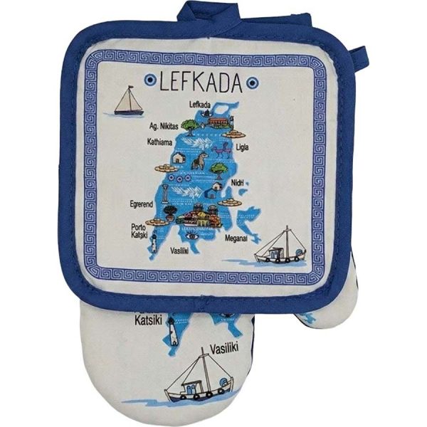 PRINTED KITCHEN SET LEFKADA /17Χ25ΕΚ-17Χ17ΕΚ