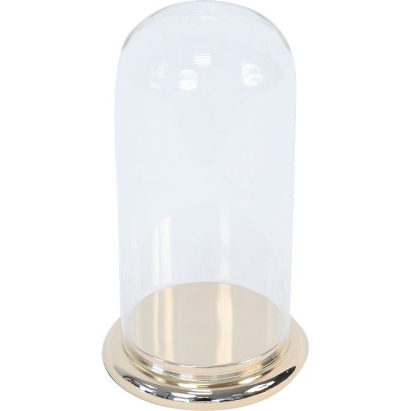 ΚΑΜΠΑΝΑ ΓΥΑΛΙΝΗ  ΜΕ ΧΡΥΣΗ ΒΑΣΗ /12Χ25ΕΚ