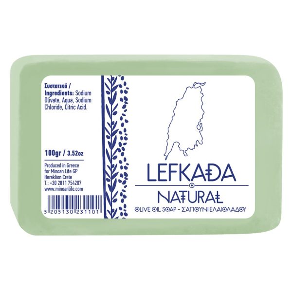 ΣΑΠΟΥΝΙ ΕΛΑΙΟΛΑΔΟΥ ΛΕΥΚΑΔΑ ΦΥΣΙΚΟ 100gr /ΣΥΣΚ24