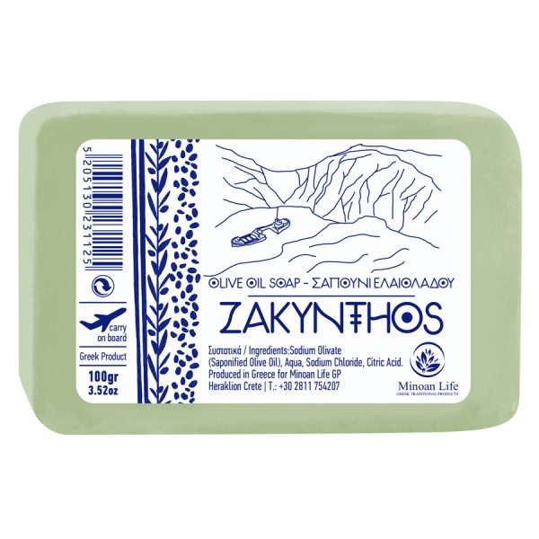 ΣΑΠΟΥΝΙ ΕΛΑΙΟΛΑΔΟΥ ΖΑΚΥΝΘΟΣ ΦΥΣΙΚΟ 100gr /ΣΥΣΚ24