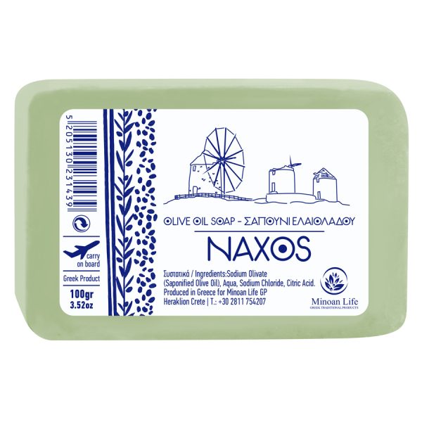 ΣΑΠΟΥΝΙ ΕΛΑΙΟΛΑΔΟΥ ΝΑΞΟΣ ΦΥΣΙΚΟ 100gr /ΣΥΣΚ24