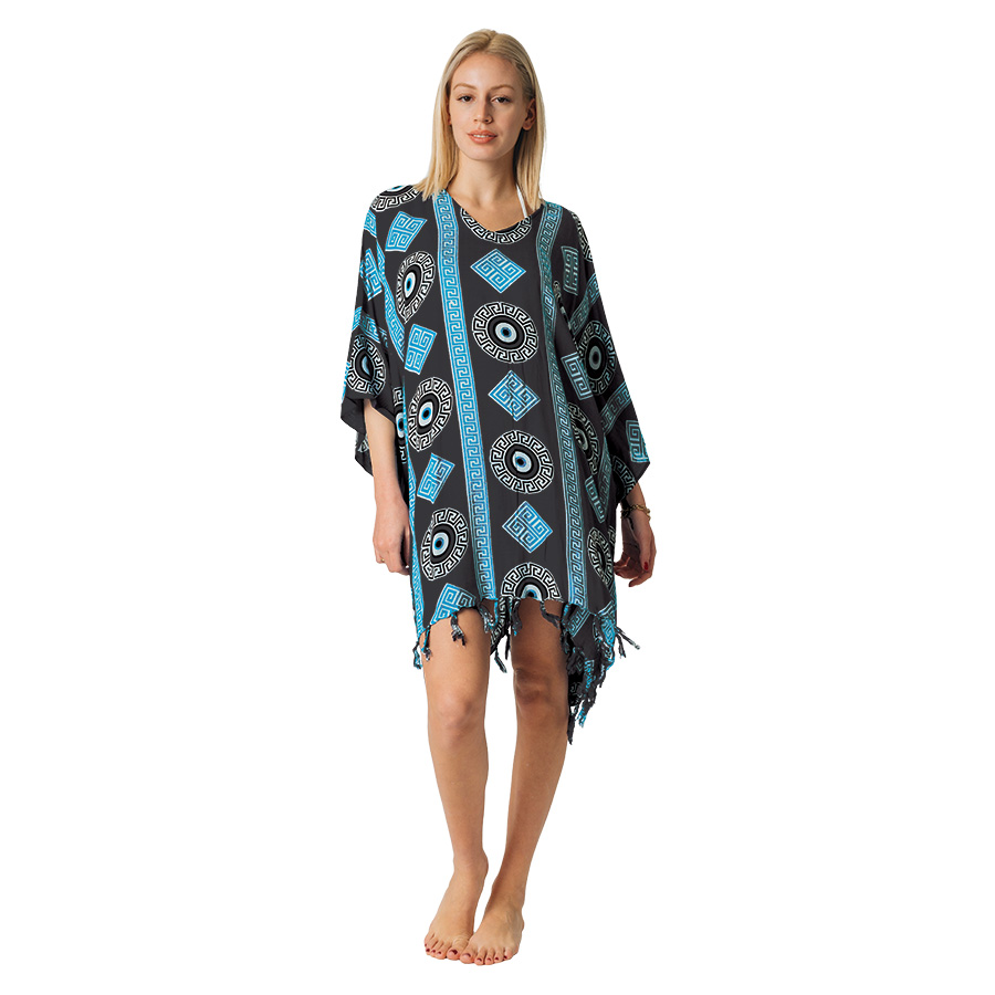 ΚΑΦΤΑΝΙ ΜΕ ΜΑΤΙ ΚΑΙ ΜΑΙΑΝΔΡΟ ΜΑΥΡΟ/ONE SIZE