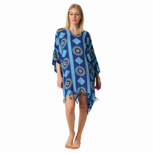 ΚΑΦΤΑΝΙ ΜΕ ΜΑΤΙ ΚΑΙ ΜΑΙΑΝΔΡΟ ΜΠΛΕ/ONE SIZE