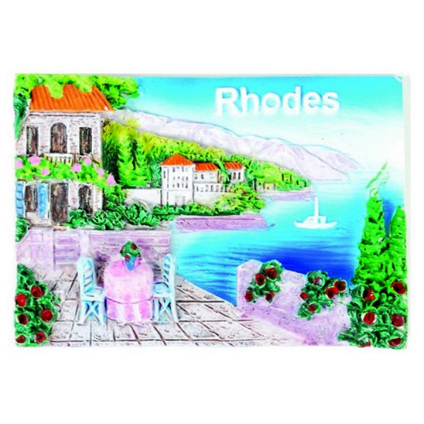 ΜΑΓΝΗΤΑΚΙ ΜΕ ΑΞΙΟΘΕΑΤΑ RHODES /7,5Χ5,5ΕΚ /ΣΥΣΚ10