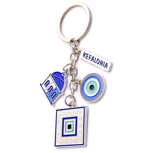 4 CHARM KEYCHAIN KEFALONIA