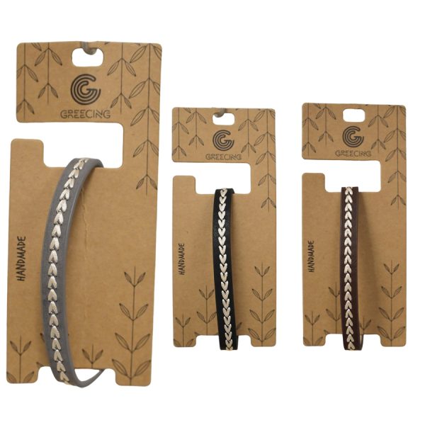 ΒΡΑΧΙΟΛΙ ΔΕΡΜΑΤΙΝΗ 3ΧΡΩΜ /ΣΥΣΚ12