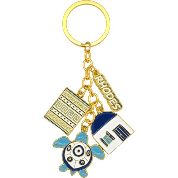 KEYRING TURTLE RHODES