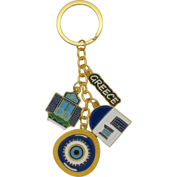 KEYRING EYE GREECE