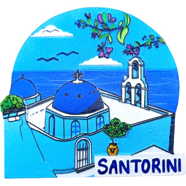 MAGNET SANTORINI /6,5Χ6,3CM