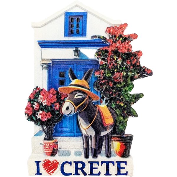 MAGNET WITH DONKEY CRETE