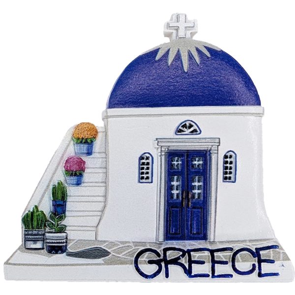 MAGNET WITH CHURCH GREECE