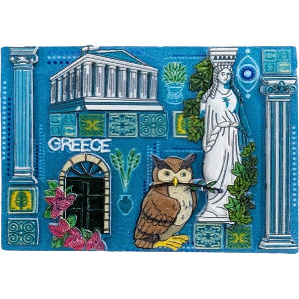 MAGNET WITH ACROPOL GREECE