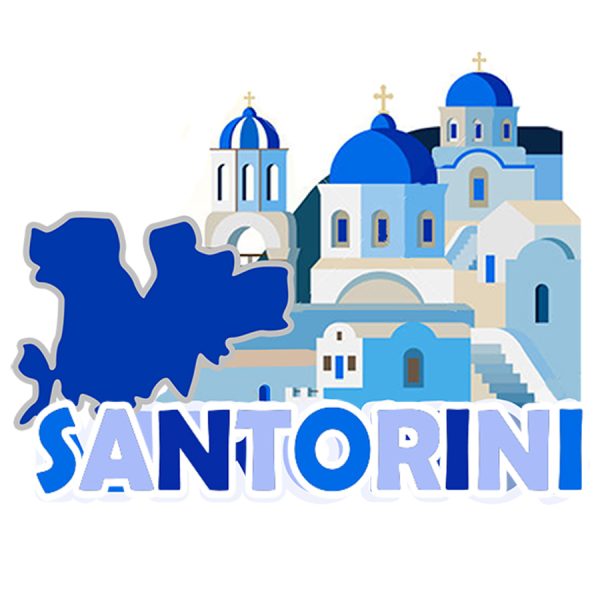 ΜΑΓΝΗΤΑΚΙ  ΕΚΚΛΗΣΙΕΣ  SANTORINI   ΣΥΣΚ10