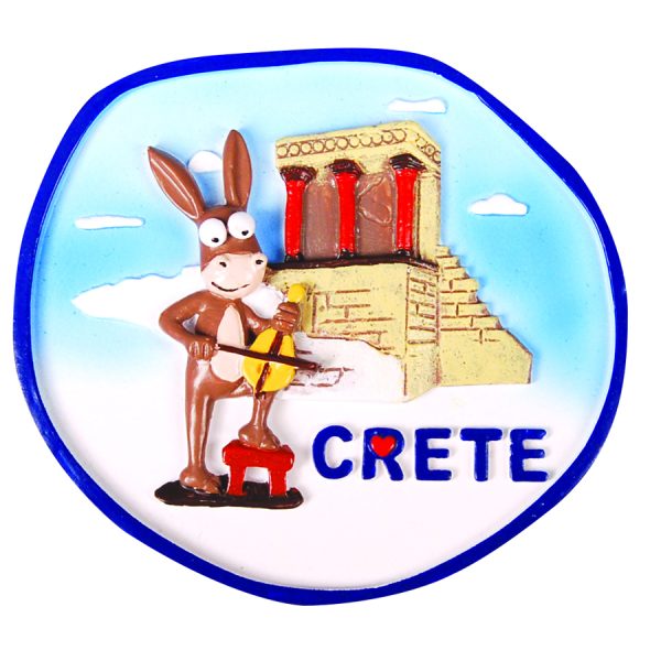 ΜΑΓΝΗΤΑΚΙ ΓΑΙΔΟΥΡΑΚΙ KNOSSOS ΛΕΥΚΟ/ΣΥΣΚ10