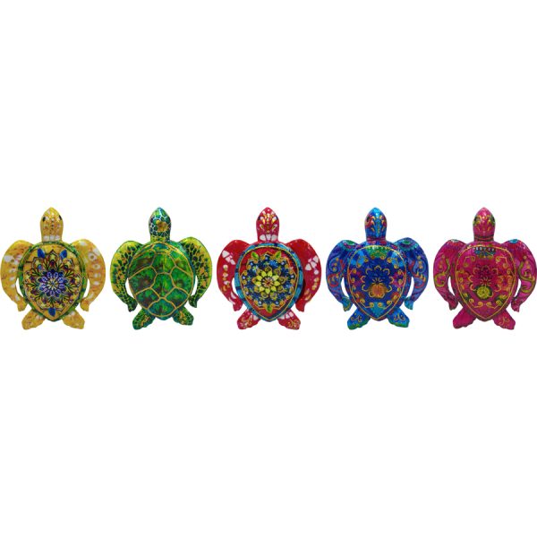 GOLD MAGNET TURTLE /10CM