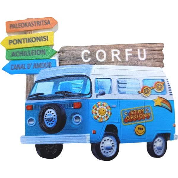 ΜΑΓΝΗΤΑΚΙ ΒΑΝ ΚΕΡΚΥΡΑ /7,5Χ6,1ΕΚ /ΣΥΣΚ10