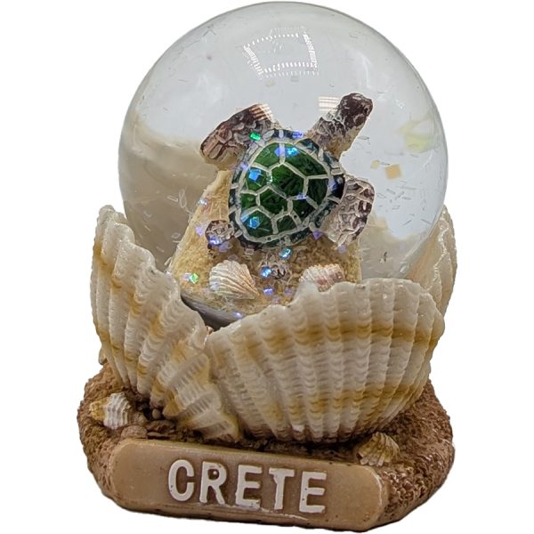 WATERBALL WITH TURTLE CRETE  5,5Χ5,5Χ6CM