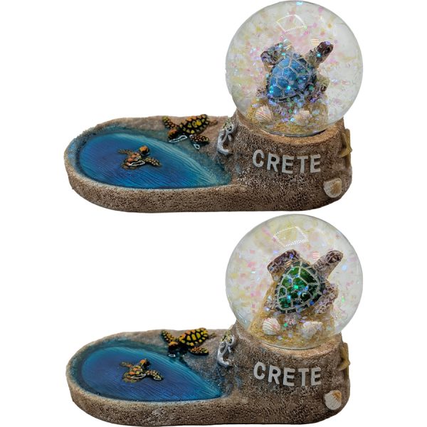 ΓΥΑΛINH ΜΠΑΛΑ ME ΧΕΛΩΝΑ ΚΡΗΤΗ 2ΧΡΩΜ/11Χ5,5Χ7ΕΚ /ΣΥΣΚ4