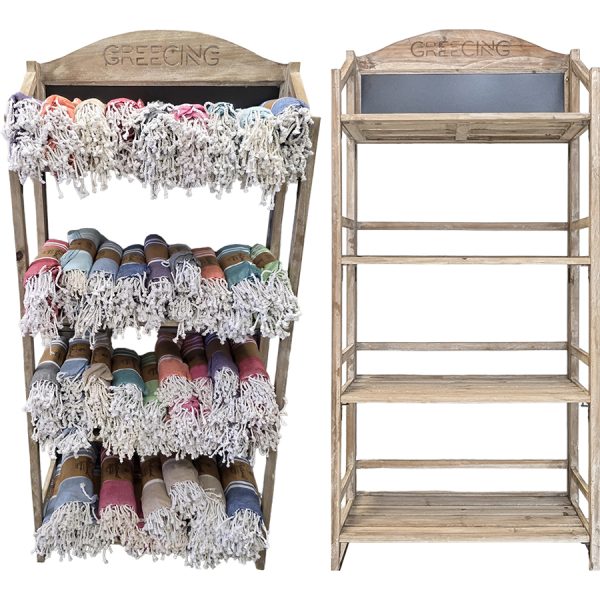 ΡΑΦΙΕΡΑ ΞΥΛ. 6ΘΕΣΕΩΝ ΦΥΣΙΚΟ/70Χ30,5Χ150ΕΚ