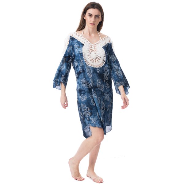 ΚΑΦΤΑΝΙ ΜΠΛΕ ΜΕ ΛΕΥΚΑ ΚΕΝΤΗΜΑΤΑ