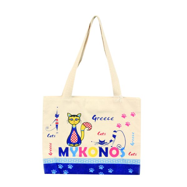 ΤΣΑΝΤΑ ΚΑΜΒΑΣ ΓΑΤΑ MYKONOS