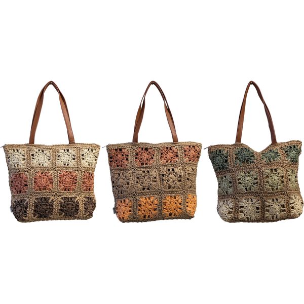 ΤΣΑΝΤΑ ΘΑΛ. JUTE ΤΡΙΧΡΩΜΗ 3ΧΡΩΜ/34Χ40ΕΚ /ΣΥΣΚ3