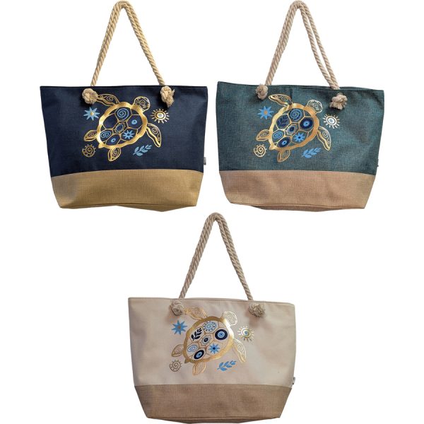 ΤΣΑΝΤΑ ΘΑΛΑΣΣΗΣ ΜΕ ΧΕΛΩΝΑ 3ΧΡΩΜ/55Χ37Χ15ΕΚ