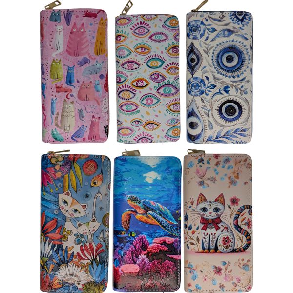 ΠΟΡΤΟΦΟΛΙ  ΜΕ ΓΑΤΑ ΚΑΙ ΨΑΡΙ 6ΣΧΕΔΙΑ/20X10EK /ΣΥΣΚ6