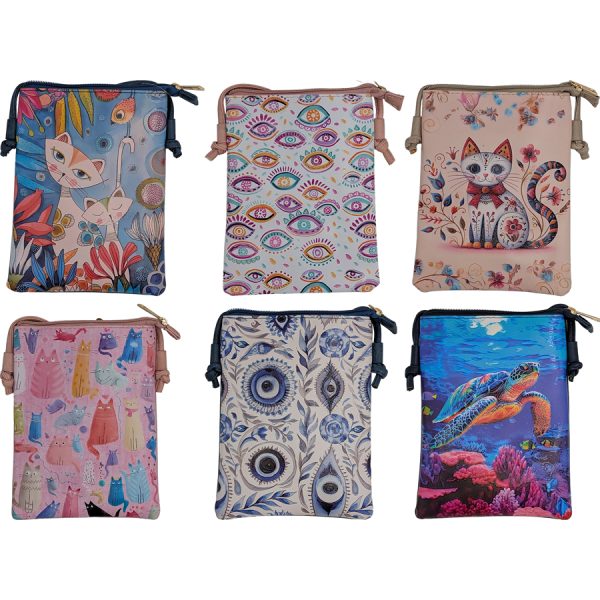 ΤΣΑΝΤΑΚΙ ΩΜΟΥ ΜΕ ΖΕΒΡΑ 6ΣΧΕΔΙΑ/20,5Χ15ΕΚ /ΣΥΣΚ6