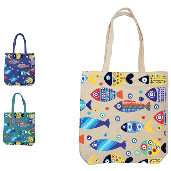 ΤΣΑΝΤΑ ΚΑΜΒΑΣ ΜΕ ΨΑΡΑΚΙΑ /43Χ43ΕΚ /ΣΥΣΚ6 /3ΧΡΩΜ