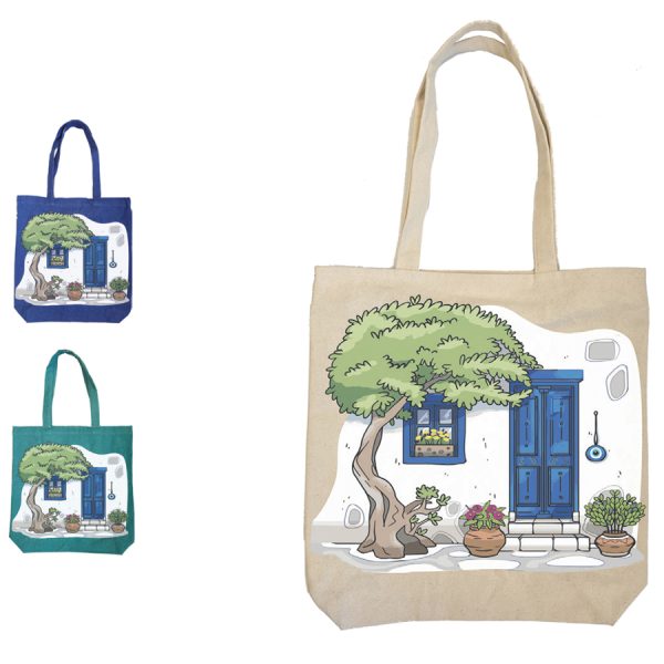 ΤΣΑΝΤΑ ΚΑΜΒΑΣ ΜΕ ΠΟΡΤΑ /43Χ43ΕΚ /ΣΥΣΚ6 /3ΧΡΩΜ