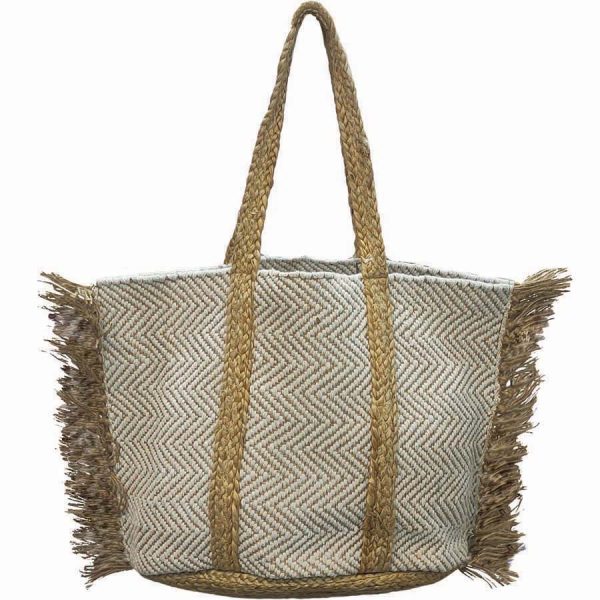 ΤΣΑΝΤΑ ΘΑΛΑΣ. ΨΑΘΙΝΗ ΜΕ ΚΡΟΣΙΑ  /35x50ΕΚ