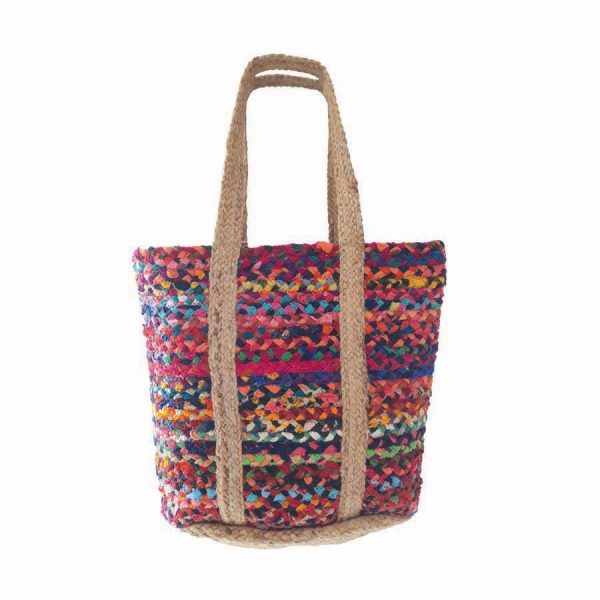 ΤΣΑΝΤΑ ΘΑΛΑΣ. ΨΑΘΙΝΗ ΜΕ ΣΧΕΔΙΑ  /50x40ΕΚ